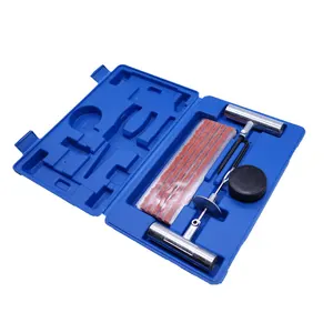 Kit di tappi Patch di riparazione pneumatici Tubeless per auto pneumatici di riparazione in gomma universali per utensili manuali per pneumatici metallo di alta qualità + gomma CN;ZHE 24 M