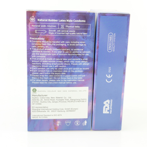 <span class=keywords><strong>SABS</strong></span>-zertifizierte ultra dünne männliche Latex kondome mit gut sichtbarem Punktmuster für ein besseres Sensitivitäts-Vergnügen - Product Image 2