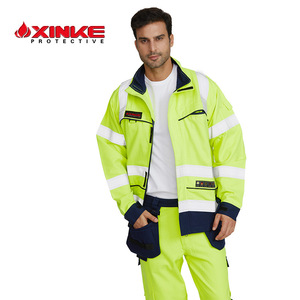 Combinaison de sécurité ignifuge de nouvelle technologie XK-019, taille personnalisable, vêtements de travail haute visibilité pour usage industriel - Product Image 5