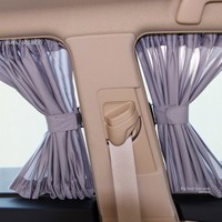 Rideaux de voiture en fibre de polyester style minimaliste à rail, protection solaire et isolation thermique, 70*39cm, vente en gros, Ningbo