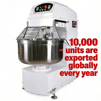 Nouveau Pétrin Spirale Électrique Robuste 130L à Faible Bruit et 2 Vitesses pour Boulangerie Commerciale et Cuisson de Pizzas avec Farine