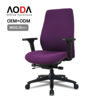 Chaise de bureau de qualité commerciale AODA, fabricant de chaises de bureau, dossier haut, accoudoirs 3D, Sillas De Oficina, tissu personnalisé, Silla Ergonomica Oficina