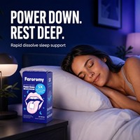 Melatonin GABA Uyku Oral Şeritleri Hızlı Çözünen Besin Takviyesi Şekersiz Dolgu Maddesi İçermez Gece Kullanımı İçin