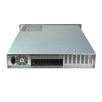 Casing Rak Server 2U dari Lembaran Logam, Kabinet Server Hot Swap, Casing NAS ATX 8 Bay