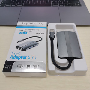Usb-концентратор cantell 5 в 1 для USB3.0 + USB2.0 + 100mpbs ethernet + TF/SD-адаптер usb C док-станция для ноутбука macbook - Product Image 5