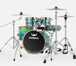 Bullfighter Stage <strong>Performance</strong> 5 <strong>Drums</strong> 3 Cymbals Adult 3 Colors Music Instrument OEM Logo DW13 Oilpaper Heads Poplar Chamber <strong>Drum</strong> - Product Image 2