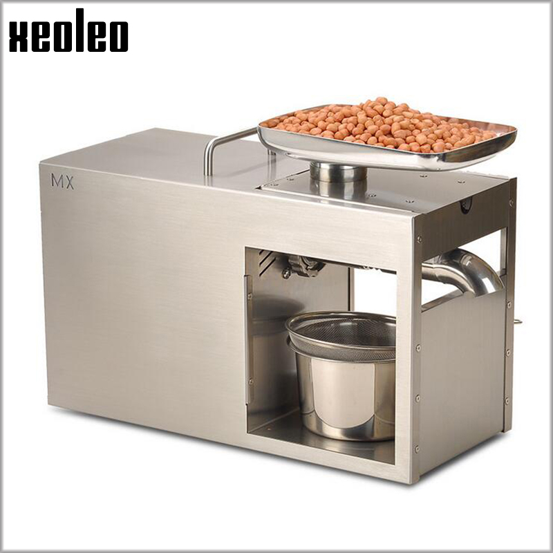 Прижимная машина для оливкового масла XEOLEO, пресс для холодного и горячего прессования масла, машина для извлечения арахиса/ореха/льняных семян/кунжута 1500 Вт