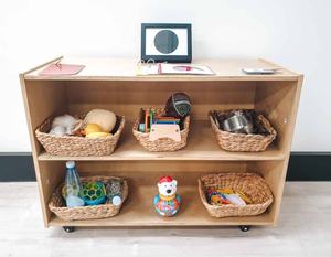 Étagère à livres en bois massif écologique Montessori moderne pour chambre à coucher, salon ou école, armoire à jouets pour enfants - Product Image 5