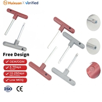 Kunci Torx T-handle Anti Bongkar, Kunci Bintang Pengaman, Baja Karbon, Perbaikan Peralatan Luar Ruangan Fasilitas Umum, Ukuran 5