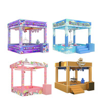 Machine à griffes géante d'extérieur pour parcs d'attractions et salles d'arcade, avec impression numérique personnalisable, kit de prise US
