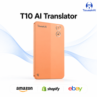 Enregistreur vocal numérique IA T10, corps en aluminium ultra-fin de 3,3 mm, transcription en 146 langues, ChatGPT 4.5, carte de visite NFC