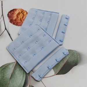Extensor de sujetador de nailon con 3 hileras y 4 ganchos, accesorios de lencería íntima, prendas metálicas al por mayor - Product Image 1