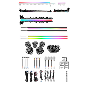Kit d'éclairage d'ambiance intérieur LED 64 couleurs pour Mercedes-Benz GLA-Class W118 2020-2025 RHD - Accessoires de bande lumineuse d'ambiance - Product Image 1