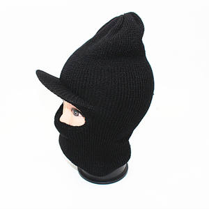 Gorro Balaclava de Lana para Hombre con Abertura para los Ojos, Protección Facial de Invierno, Gorro de un Solo Orificio para Uso en Exteriores - Product Image 3
