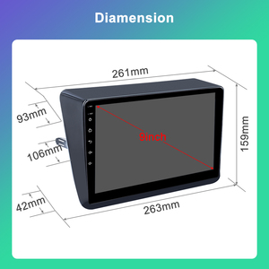 Autoradio <span class=keywords><strong>Android</strong></span> Reako 9 pouces avec écran tactile IPS, 8 cœurs, 4G, <span class=keywords><strong>2</strong></span>+32, 4+64, 8+128 <span class=keywords><strong>Go</strong></span> pour <span class=keywords><strong>Toyota</strong></span> Noah 2014-2017 - Product Image 4