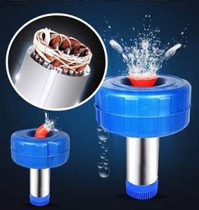 Bomba de oxígeno de riego de peces, aireador de fuente de granja de peces MOTOR de CC LED - Product Image 4