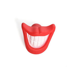 Sıcak satış premium vampir dişleri komik gıcırtılı köpek dişleri oyuncak vinil cadılar bayramı pet oyuncaklar - Product Image 4