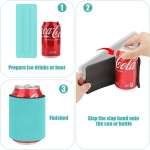 ปลอกหุ้มกระป๋องเบียร์ RYO Classic Neoprene Insulated Slap Wrap ขนาด 12 ออนซ์ พิมพ์โลโก้ตามสั่ง ปิดแบบเรียบ กันน้ำ ใช้กลางแจ้งได้ - Product Image 4