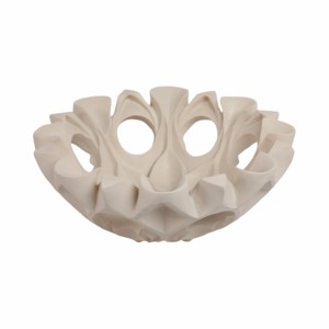 Ciotola Decorativa Intagliata per Centrotavola, Ciotola Unica per Tavolo, Portaoggetti per Chiavi o Caramelle - Product Image 1