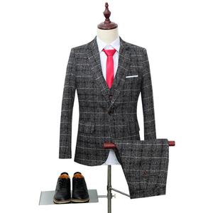 Trajes de <span class=keywords><strong>Hombre</strong></span> Modernos de 3 Piezas, Estilo Nuevo, Trajes de <span class=keywords><strong>Hombre</strong></span> de Un Solo Pecho, Trajes de <span class=keywords><strong>Boda</strong></span> para <span class=keywords><strong>Hombre</strong></span> - Product Image 5