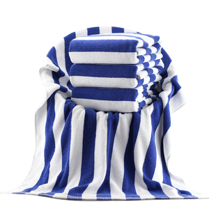 <span class=keywords><strong>Toalla</strong></span> de <span class=keywords><strong>Playa</strong></span> Cabana Stripe para Deportes de Verano, 30x60 Pulgadas, Extra Grande, 100% Algodón Anillado, Hipoalergénica, Tejida, de Lujo, para Baño y Piscina - Product Image 3