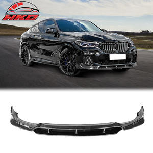 Protector de Parachoques Delantero para BMW G06 X6 2020-2023, Estilo M Sport, Estilo IKON, Impresión de Fibra de Carbono, 4 Piezas, Accesorios para Automóviles - Product Image 1