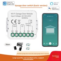 Module d'interrupteur intelligent WiFi pour porte de garage, contrôle à distance via l'application Tuya, relais pour volet roulant, réglage de la minuterie, commande vocale, ignifuge