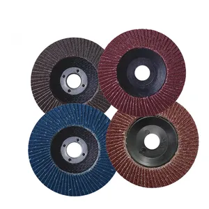 Durable Polishing Fiberglass Cover Flap Disc Backing Plate Abrasive Cloth Flap Disc 115mm 150mm 40grit 80grit