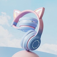 Vente chaude sans fil Cat Ear Gaming Over-Ear Casque RGB Silent Disco Headset ST89M Audifonos Inalambricos P9 Casque