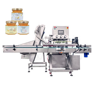 一木<span class=keywords><strong>CM300</strong></span>工业机械关闭带铝盖的玻璃瓶罐真空旋盖机 - Product Image 1