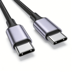 Cavo di Ricarica USB C da <span class=keywords><strong>1</strong></span> <span class=keywords><strong>2</strong></span> <span class=keywords><strong>3</strong></span> Metri, 240W 5A, Cavo Tipo C per Ricarica Rapida, Personalizzabile, Intrecciato in Nylon, da USB-C a USB-C - Product Image 1