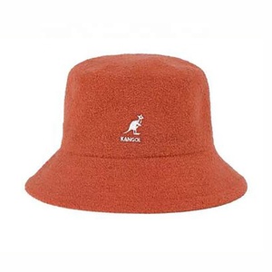 stylish cool short brim cheap custom customize embroidery terry towel cloth bucket hat hats terry towel fashion - Product Image 4
