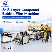 Machine à film bulle composé HONTO HT-1500 grande capacité, automatique, à performance stable et efficace pour la fabrication et la découpe de films à 3-5 couches