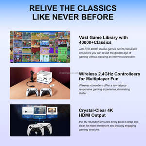 Console de jeu rétro classique JSGAMING M15, prend en charge plus de 20 000 jeux, sortie vidéo HD 4K, <span class=keywords><strong>station</strong></span> de jeu avec plus de 20 émulateurs - Product Image 4