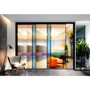 Portes coulissantes en alliage titane-magnésium, simple vitrage, à rupture de pont thermique, antivol, insonorisées, écoénergétiques, pour cave à vin et hôpital - Product Image 2