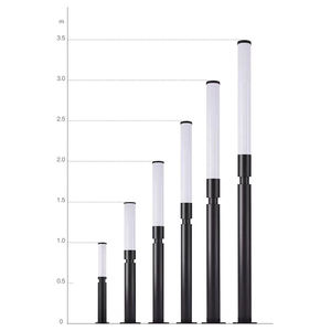 עמוד פנס רחוב התאמה אישית בסגנון מודרני עמוד אור אלומיניום עמיד למים Ip65 Led אורות גן - Product Image 2