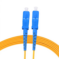 Optoelectronics Low-Smoke Halogen-Free Telecom-Grade Single-Mode Dual-Core SC-SC Square-to-Square 20mm Pigtail Fiber Optic
