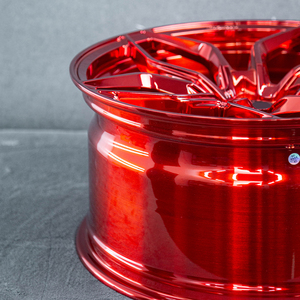 Rueda Forjada de 1 Pieza GPW, Color Rojo Caramelo Electrochapado, Inspirada en V0ssen HF5. para BMW, Audi, <span class=keywords><strong>Mercedes</strong></span>, Tesla, Porsche, 885 - Product Image 3
