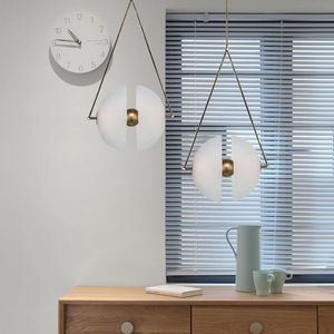 Postmodern Luxury Single-Head Small Chandelier for <b>Dining</b> Table Bedroom Foyer Bar Counter or Showroom Modern Pendant <b>Light</b> - Product Image 1