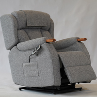 Fauteuils inclinables électriques pour salon, fauteuils releveurs avec roulettes, deux moteurs, télécommande, structure entièrement en acier carbone.