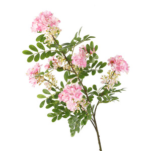 Fleurs artificielles en soie douce de Michelia Figo à 6 branches, blanches, en plastique, 113 cm, décorations de mariage, haute simulation - Product Image 4