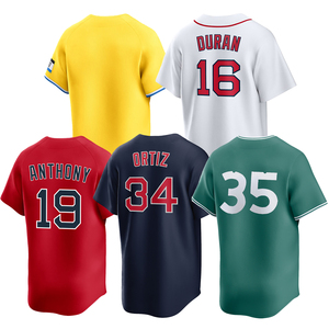 Maillots de baseball cousus pour hommes, version vierge, 35 Garrett Crochet, 19 Roman Anthony, 34 David Ortiz, 16 Jarren Duran, S-3XL - Product Image 1