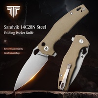 14C28N acier EDC pliant poche couteau de chasse G10 poignée survie Camping extérieur couteaux tactiques