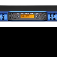 Amplificateur de puissance professionnel 4 canaux 600W 1U classe D avec alimentation à découpage pour spectacles et événements DJ