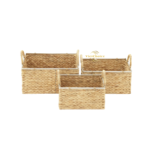ตะกร้าเก็บของติดผนังจากหญ้าทะเลธรรมชาติ สไตล์วินเทจ ใช้ได้ทั้งในครัวและสวน อเนกประสงค์ ยี่ห้อ Vietchoice - Product Image 4