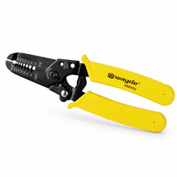Dénudeur de fils 6,5 pouces en acier à haute teneur en carbone AWG 10-22, outil de dénudage de câbles 0,6-2,6 mm, coupe-fils cuivre-aluminium pour électricien