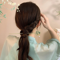 Épingle à cheveux chinoise de Style ancien chaud doux Cheongsam chignon épingle à cheveux coiffure fleur gland nouvelles épingles à cheveux chinoises pour femmes filles