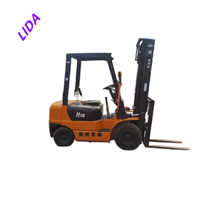 Carretilla elevadora usada Hangzhou H15 1TON pequeña minicarretilla elevadora carretilla elevadora diésel para obras de construcción a la venta - Product Image 1