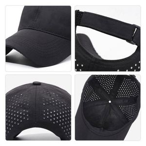 Gorra de Béisbol Deportiva con Logotipo Personalizado, Impermeable, para Correr, para Hombre, con Perforaciones Cortadas con Láser - Product Image 5
