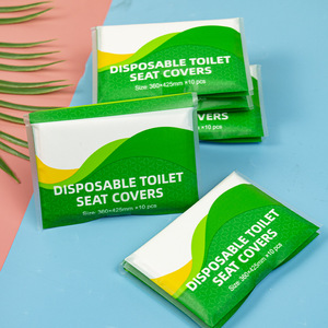 Cross-Border Disposable <strong>Toilet</strong> Cushion Portable Travel Soluble Water 10 Pieces Public Restrooms Disposable <strong>Toilet</strong> <strong>Seat</strong> Cover - Product Image 2